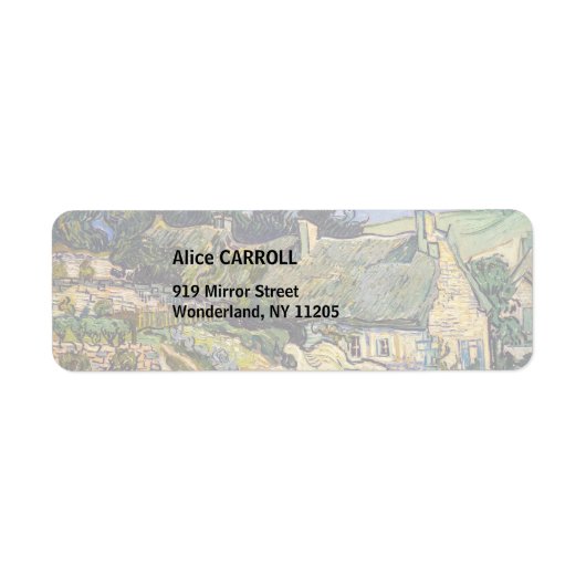 Vincent Van Gogh - Strohdächer in Cordeville (Vorne)