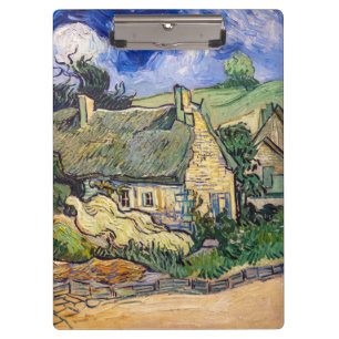 Vincent Van Gogh - Strohdächer in Cordeville Klemmbrett