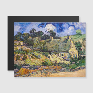 Vincent Van Gogh - Strohdächer in Cordeville Magnetkarte