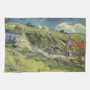 Vincent van Gogh - Strohdachhäuser Geschirrtuch
