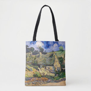 Vincent Van Gogh - Strohdachhäuser in Cordeville Tasche