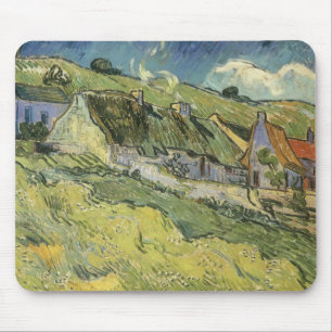 Vincent van Gogh - Strohdachhäuser Mousepad