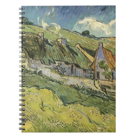 Vincent van Gogh - Strohdachhäuser Notizblock (Vorderseite)