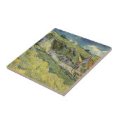 Vincent van Gogh - Strohgepflasterte Hütten Fliese (Seite)