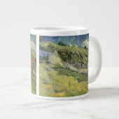 Vincent van Gogh - Strohgepflasterte Hütten Jumbo-Tasse (Vorderseite Rechts)