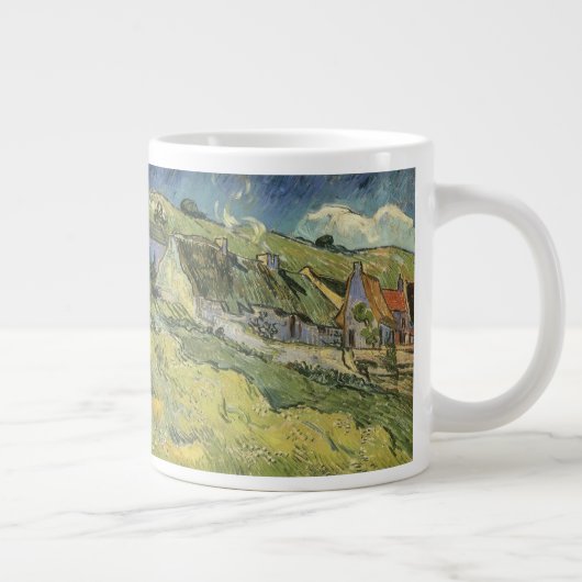 Vincent van Gogh - Strohgepflasterte Hütten Jumbo-Tasse (Rechts)