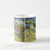 Vincent van Gogh - Strohgepflasterte Hütten Kaffeetasse (Mittel)