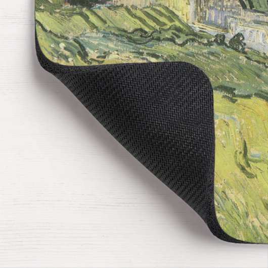 Vincent van Gogh - Strohgepflasterte Hütten Mousepad (Ecke)