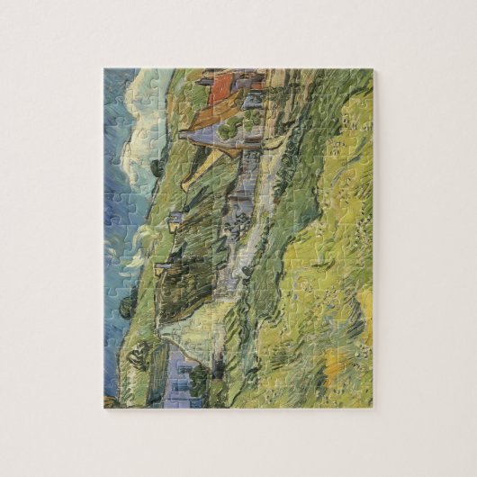 Vincent van Gogh - Strohgepflasterte Hütten Puzzle (Vertikal)