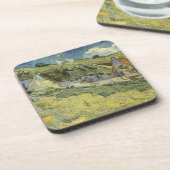 Vincent van Gogh - Strohgepflasterte Hütten Untersetzer (Linke Seite)