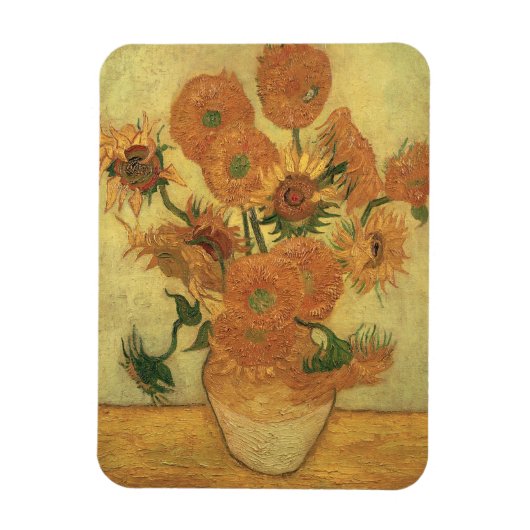 Vincent van Gogh Sunflowers, 1889 Magnet (Vertikal)