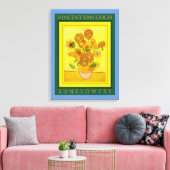 VINCENT VAN GOGH ...SUNFLOWERS Canvas Print Leinwanddruck (Insitu (Wohnzimmer))