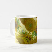 Vincent Van Gogh Sunflowers Kaffeetasse (Vorderseite Links)