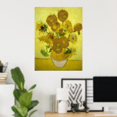 Vincent Van Gogh Sunflowers Poster (Heimbüro)