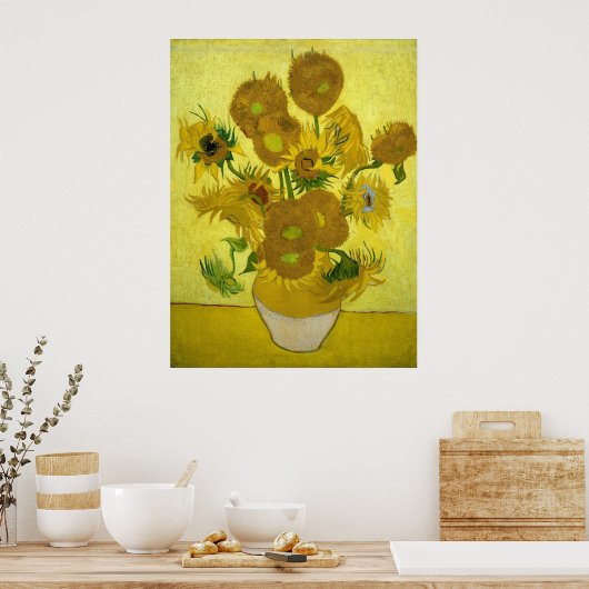 Vincent Van Gogh Sunflowers Poster (Küche)