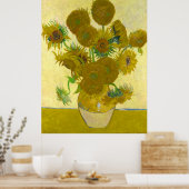 Vincent Van Gogh Sunflowers Poster (Küche)