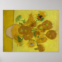 Vincent Van Gogh Sunflowers Poster Print