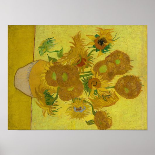Vincent Van Gogh Sunflowers Poster Print (Vorne)