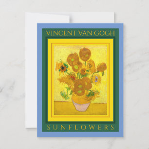 VINCENT VAN GOGH ...SUNFLOWERS ... Postkarte