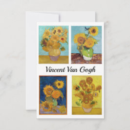 Vincent Van Gogh Sunflowers Serie Dankeskarte