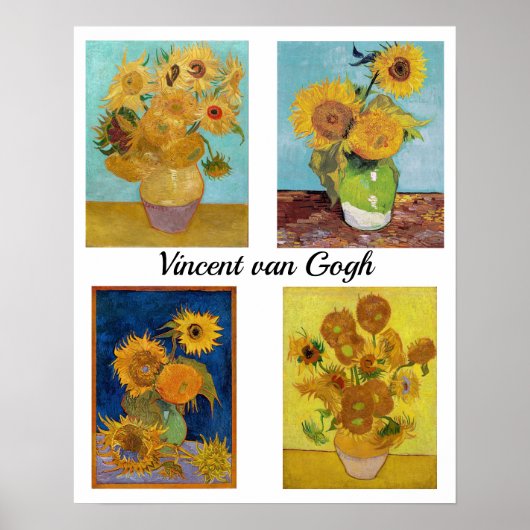 Vincent Van Gogh Sunflowers Serie Poster (Vorne)