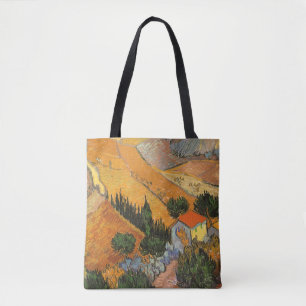 Vincent van Gogh - Tal mit Pflüger Tasche