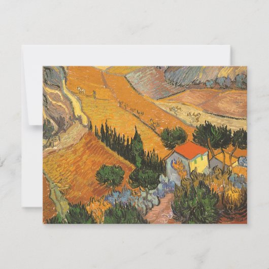 Vincent van Gogh - Tal mit Plowman (Vorderseite)