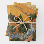 Vincent van Gogh - Tal mit Plowman Geschenkpapier Set (Beispiel)