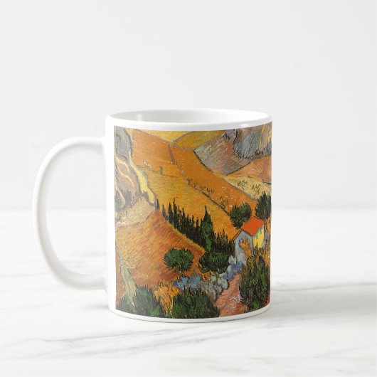 Vincent van Gogh - Tal mit Plowman Kaffeetasse (Links)