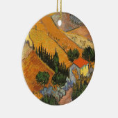 Vincent van Gogh - Tal mit Plowman Keramikornament (Rechts)