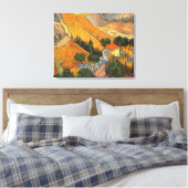 Vincent van Gogh - Tal mit Plowman Leinwanddruck (Insitu (Schlafzimmer))