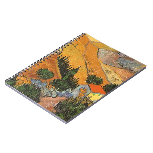 Vincent van Gogh - Tal mit Plowman Notizblock (Linke Seite)