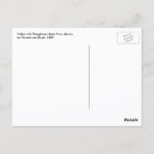 Vincent van Gogh - Tal mit Plowman Postkarte (Rückseite)