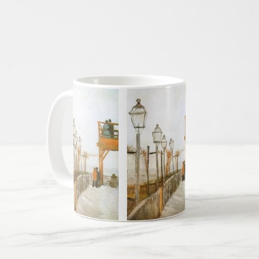 Vincent van Gogh - Terrasse und Beobachtungsdeck Kaffeetasse (Vorderseite Links)