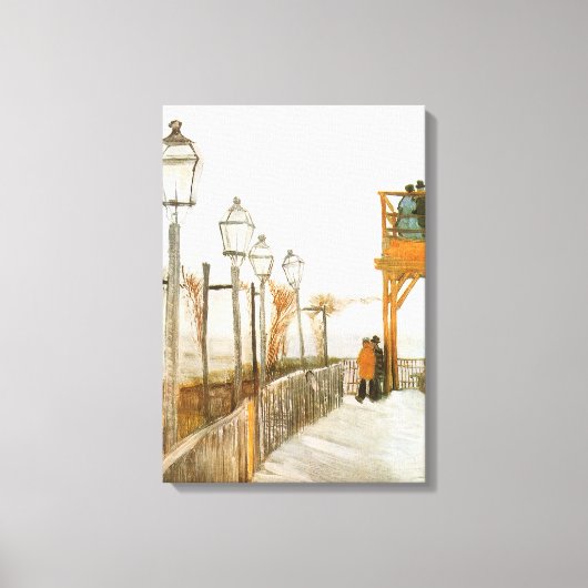 Vincent van Gogh - Terrasse und Beobachtungsdeck Leinwanddruck (Vorderseite)