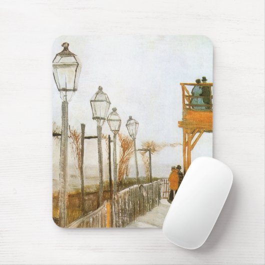 Vincent van Gogh - Terrasse und Beobachtungsdeck Mousepad (Mit Mouse)