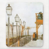 Vincent van Gogh - Terrasse und Beobachtungsdeck Mousepad (Vorne)