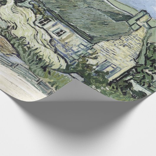 Vincent van Gogh Thatched Hütte in Cordeville Geschenkpapier (Ecke)