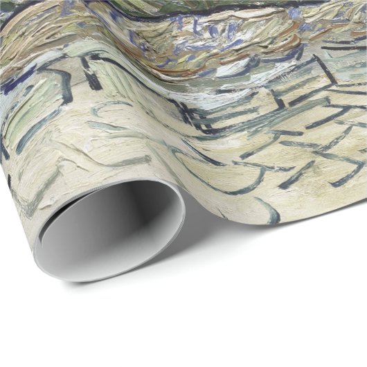 Vincent van Gogh Thatched Hütte in Cordeville Geschenkpapier (Rolleneckpunkt)