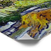 Vincent van Gogh Thatched Hütte in Cordeville Poster (Ecke)