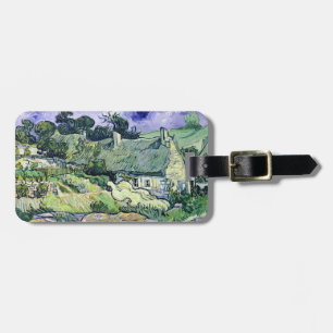 Vincent van Gogh Thatched Hütten bei Cordeville Gepäckanhänger