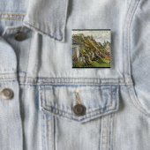 Vincent van Gogh | Thatched Hütten in Chaponval Button (Beispiel)
