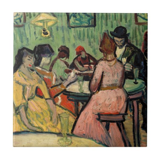 Vincent van Gogh - The Brothel Fliese (Vorderseite)