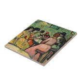 Vincent van Gogh - The Brothel Fliese (Seite)