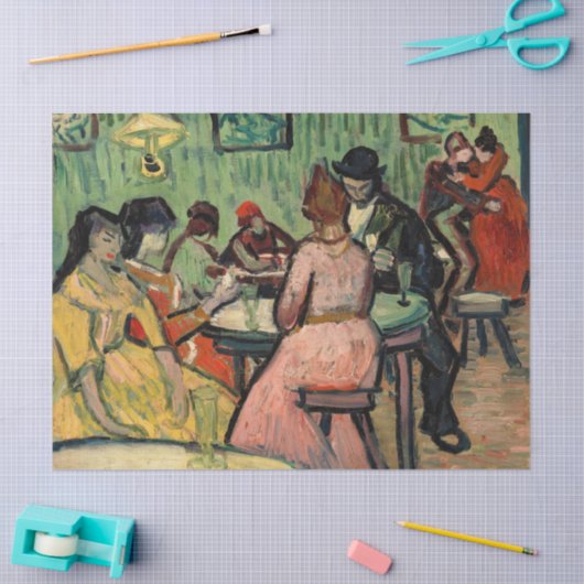 Vincent van Gogh - The Brothel Seidenpapier (Basteln)