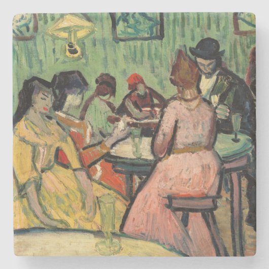 Vincent van Gogh - The Brothel Steinuntersetzer (Vorderseite)