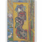 Vincent Van Gogh - The Courtesan Aufkleber (Vorderseite)