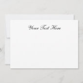 Vincent Van Gogh - The Drinkers - Fine Art Einladung (Rückseite)