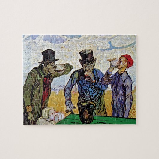 Vincent Van Gogh - The Drinkers - Fine Art Puzzle (Horizontal)