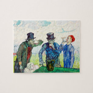 Vincent Van Gogh The Drinkers Fine Art Puzzle